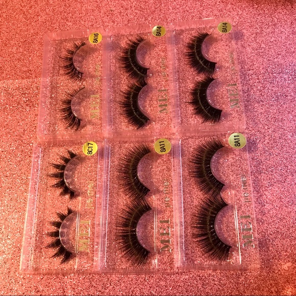 Brand New Eyelashes Set Of 6 - Picture 4 of 8
